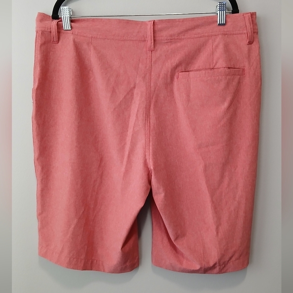 Cool Keep Performance Shorts Light Red Men's Size 36 - Picture 2 of 5